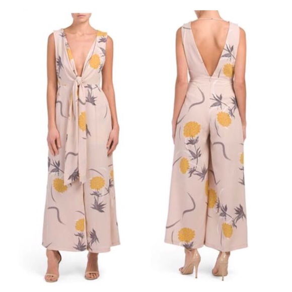 White Closet Pants - White closet Australian designed tie jumpsuit